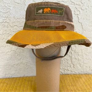 Gymboree Outback Explorer Bucket Hat with Touch-Close Chin Strap Size 0-12 Mo